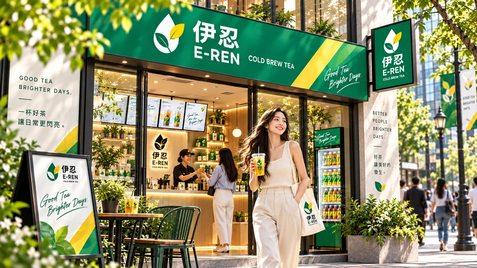 伊忍 E-REN 街角門市外帶生活情境