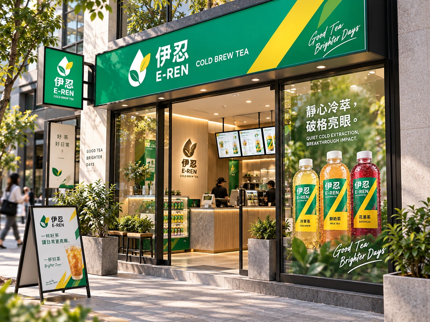 伊忍 E-REN 台南首店門市形象示意